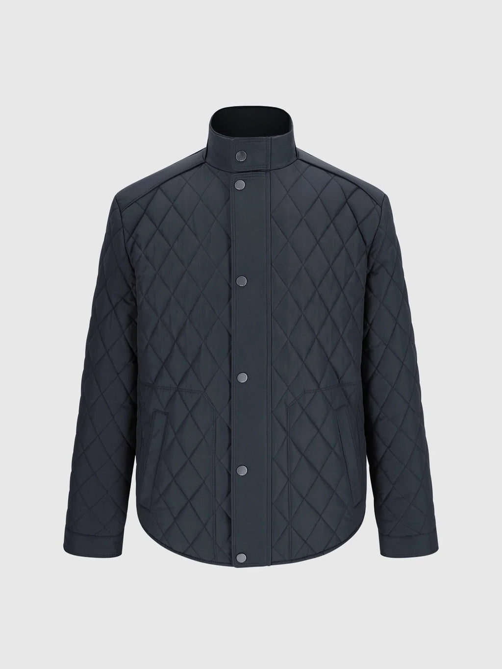 Blouson col motard marine - IZAC