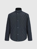 Blouson col motard marine - IZAC