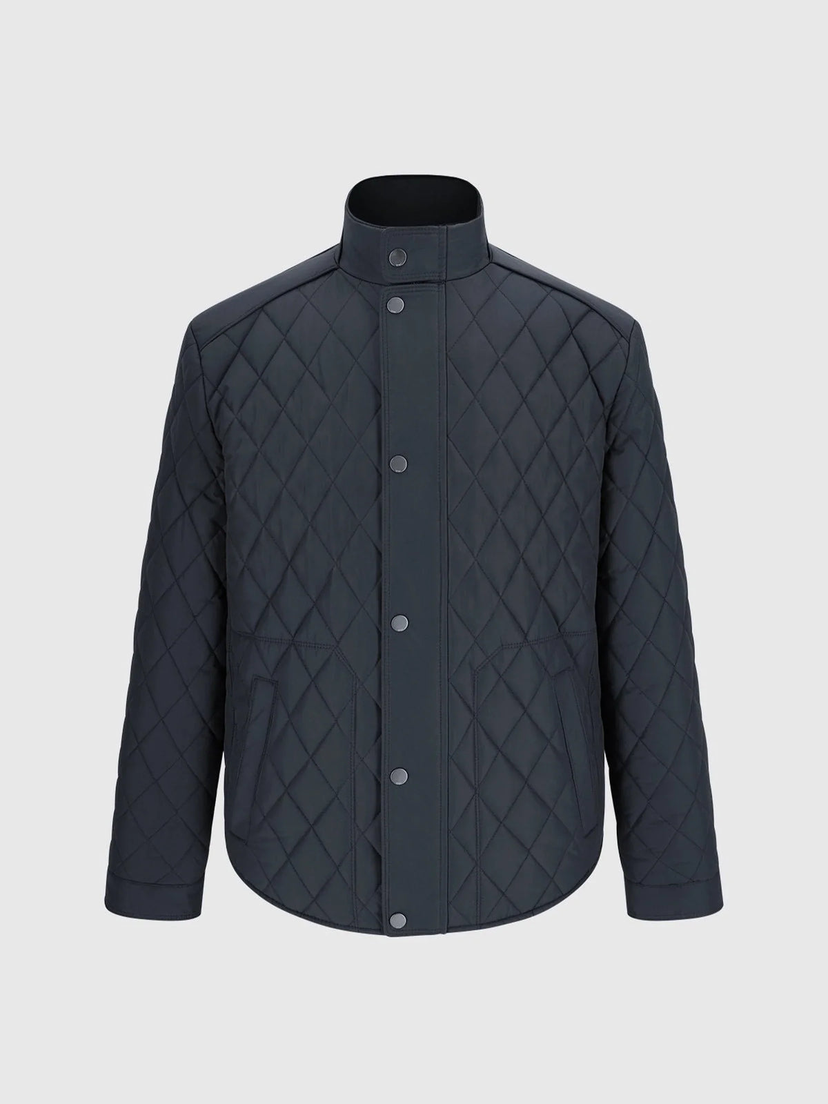 Blouson col motard marine - IZAC
