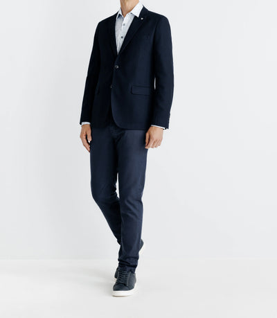 Veste en nid d'abeille marine - IZAC