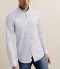 Chemise 100% coton bleue - IZAC