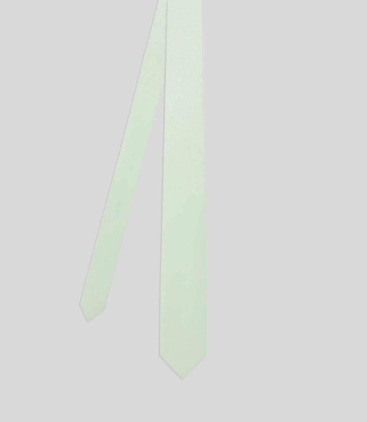 Cravate unie vert clair - IZAC