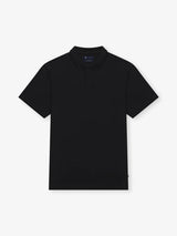 Polo boutonné noir - IZAC