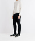 Pull lambswool col rond écru - IZAC