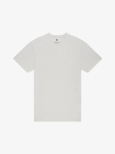 T-shirt col rond blanc - IZAC