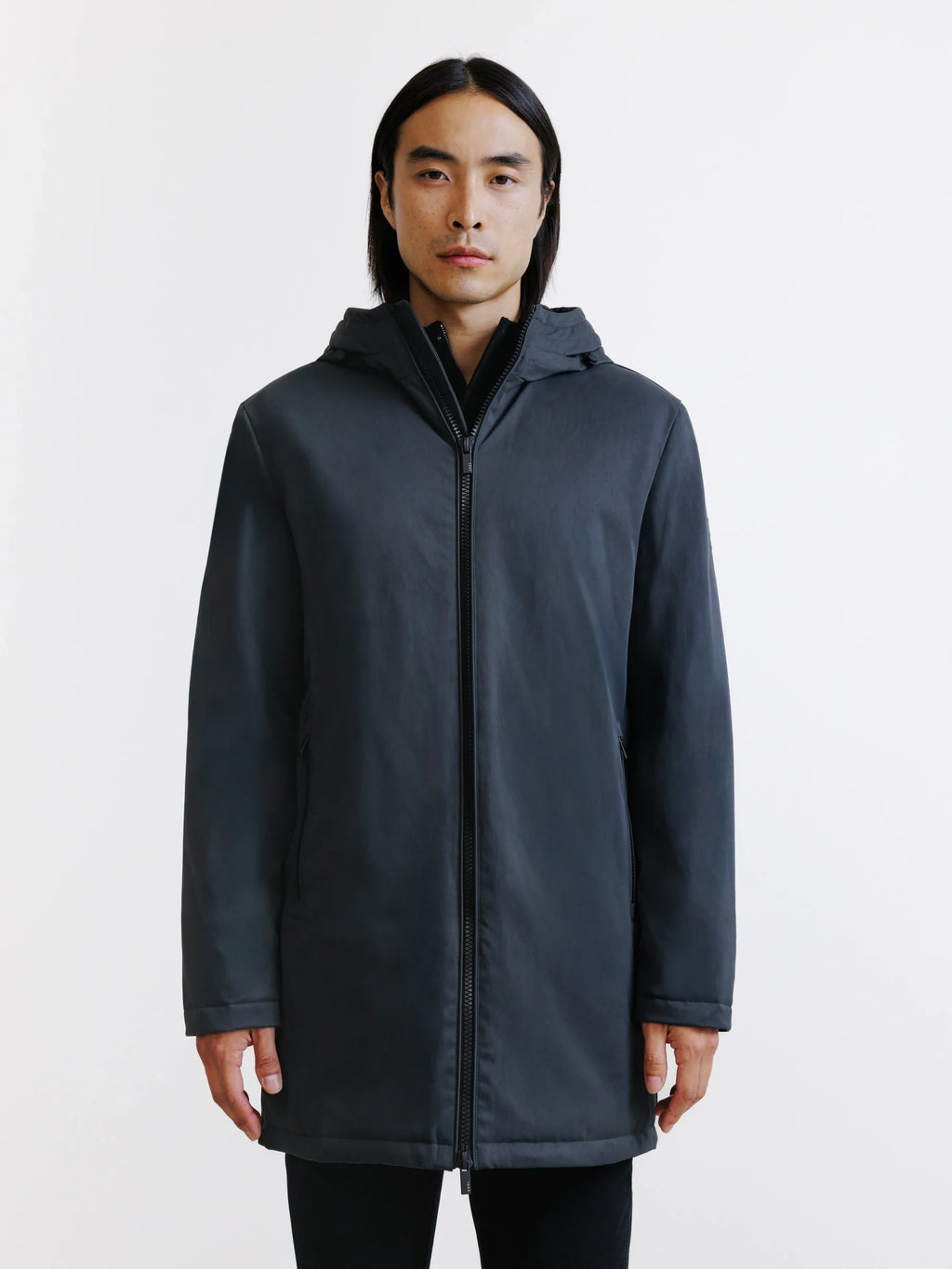 Parka à capuche anthracite - IZAC