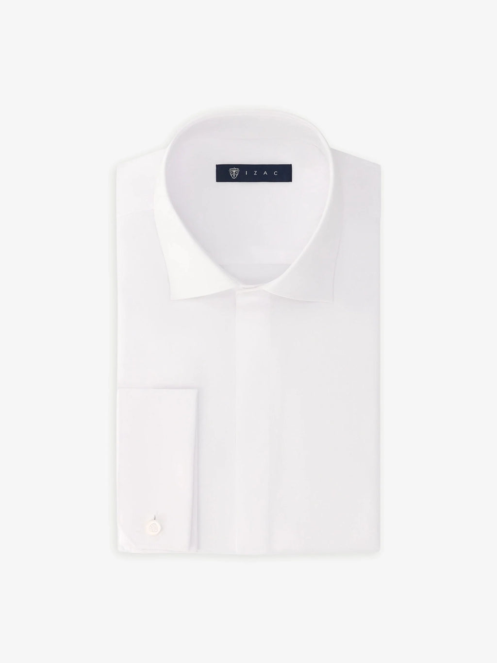Chemise en satin de coton blanche - IZAC