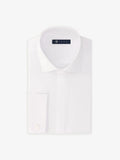 Chemise en satin de coton blanche - IZAC