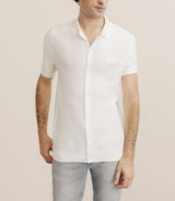 Polo en maille écru - IZAC