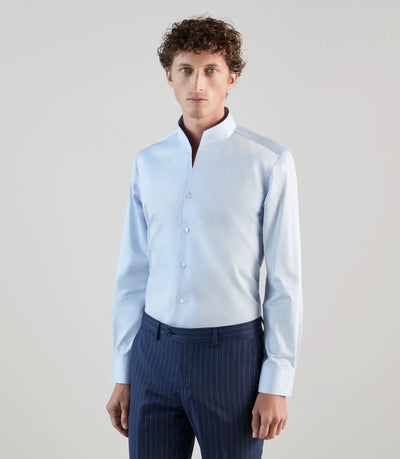 Chemise ville en coton ciel - IZAC