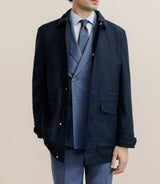 Parka courte 2 poches marine - IZAC