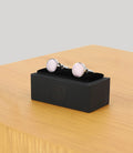 Boutons de manchette rose - IZAC