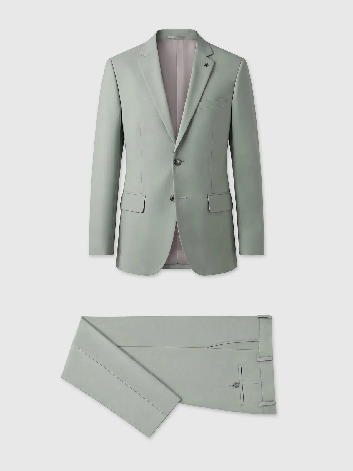 Costume 2 boutons vert clair - IZAC