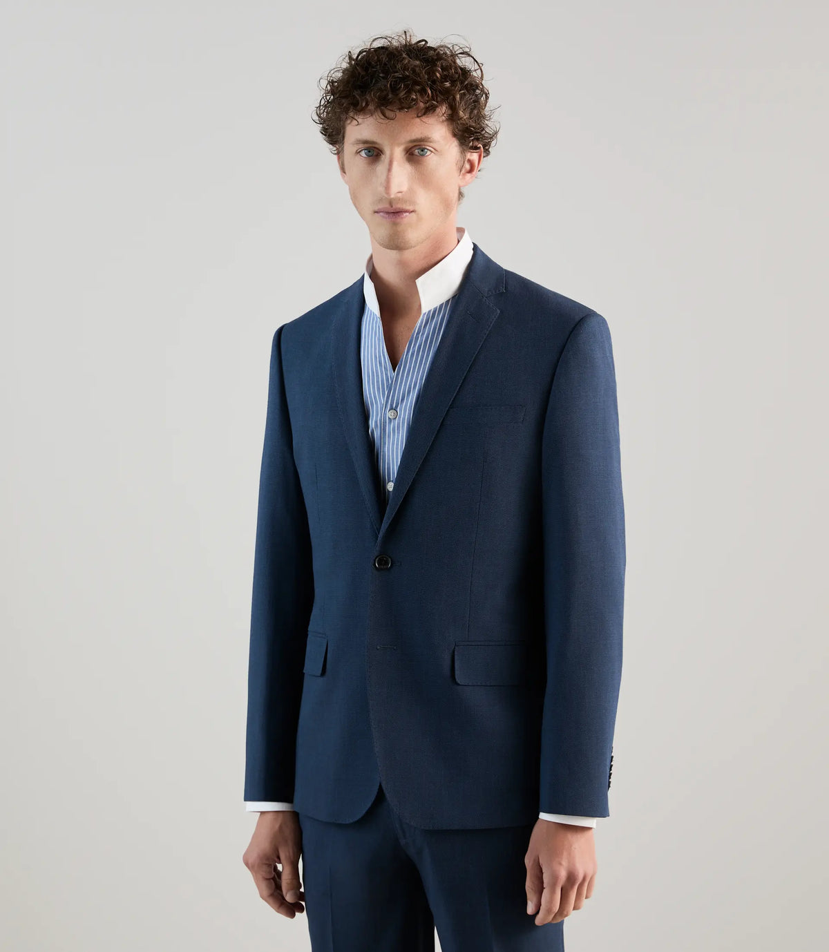 Costume 2 boutons bleu denim - IZAC