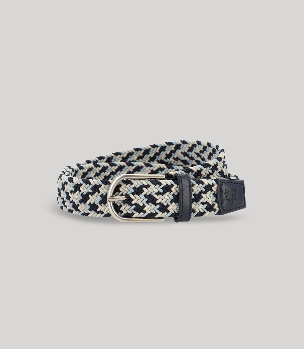 Ceinture tressée marine - IZAC