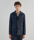 Veste casual saharienne marine - IZAC