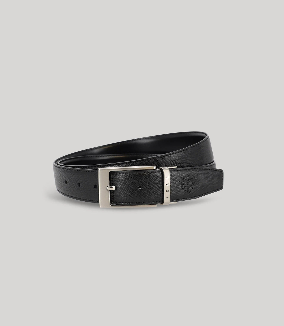 Ceinture réversible noire - IZAC