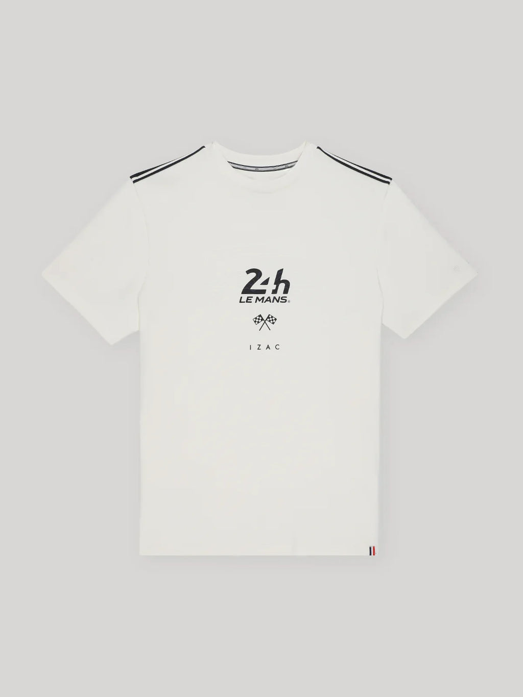 T-shirt col rond écru 24h Le Mans - IZAC