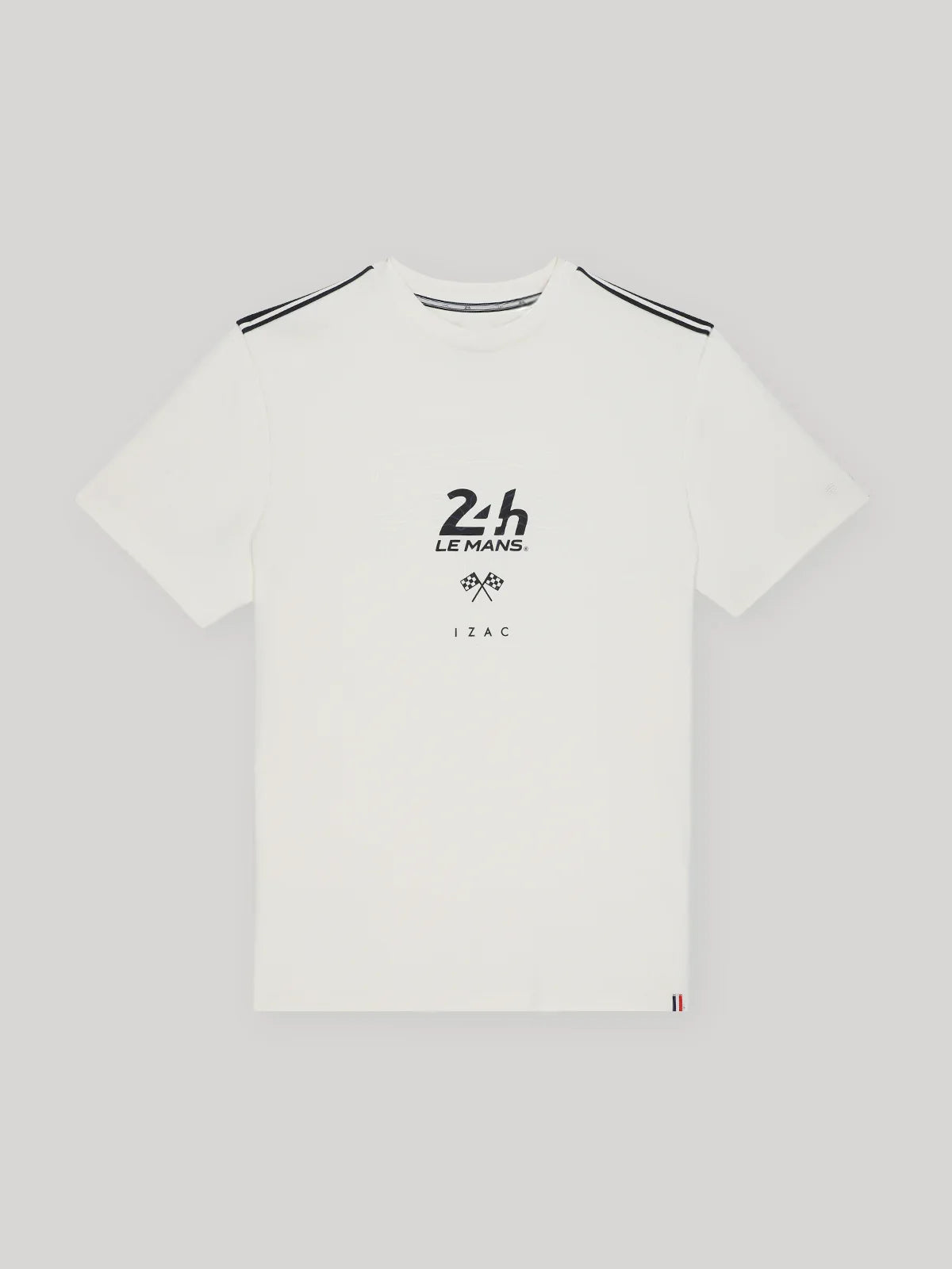 T-shirt col rond écru 24h Le Mans - IZAC