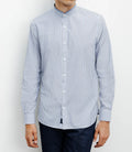 Chemise casual col mao ciel - IZAC
