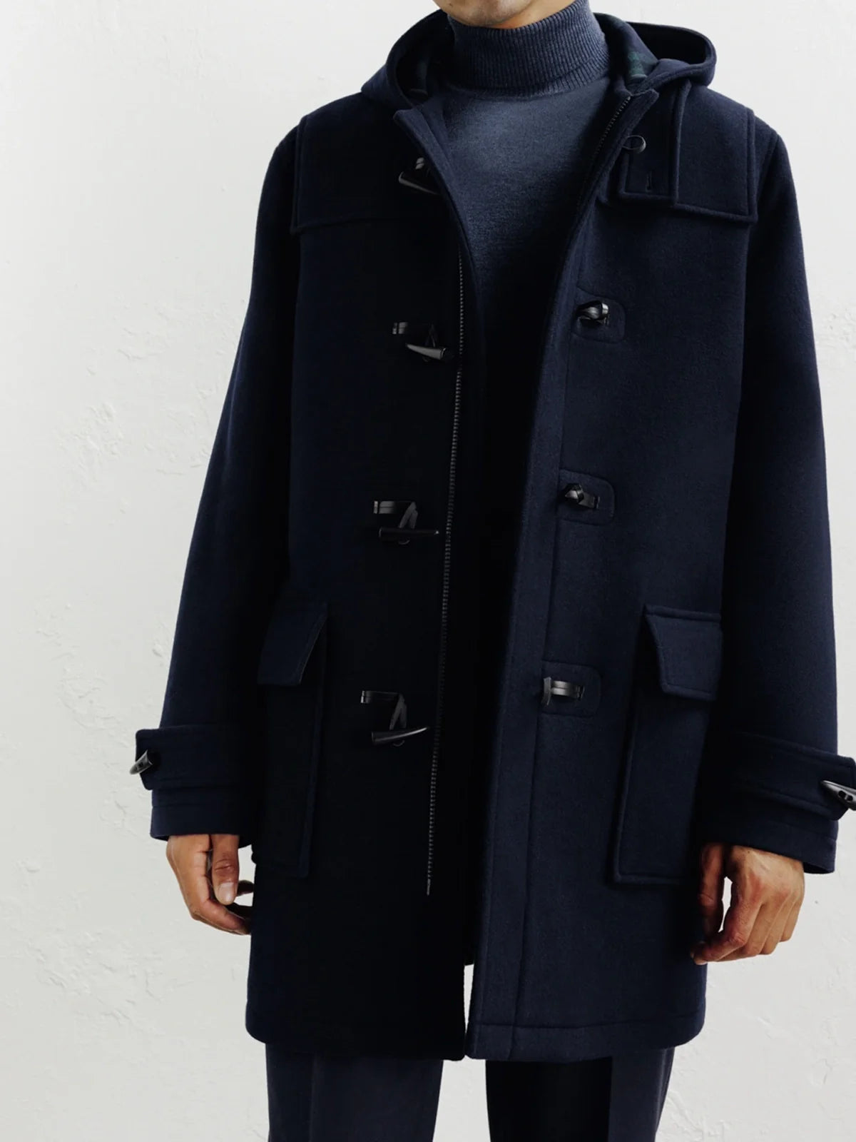 Manteau duffle-coat marine - IZAC
