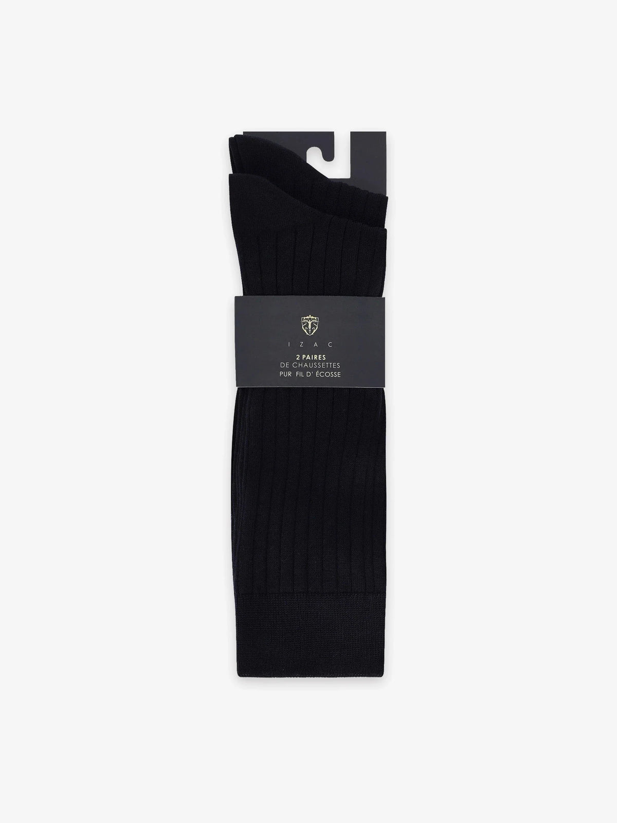Pack de chaussettes côtelées marine - IZAC