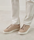 Basket en suède beige - IZAC