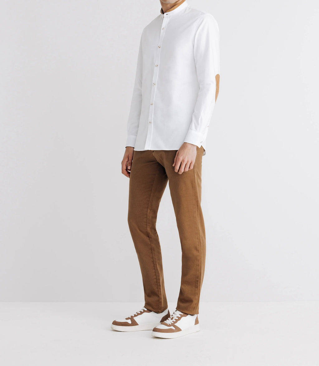 Chemise à coudières blanche - IZAC