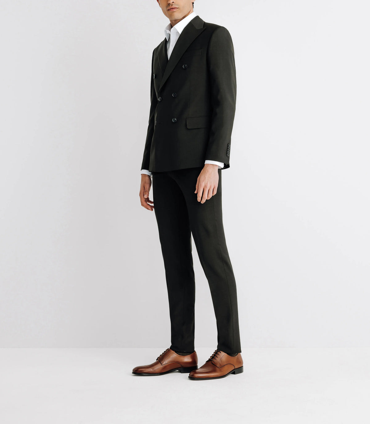 Costume croisé kaki - IZAC