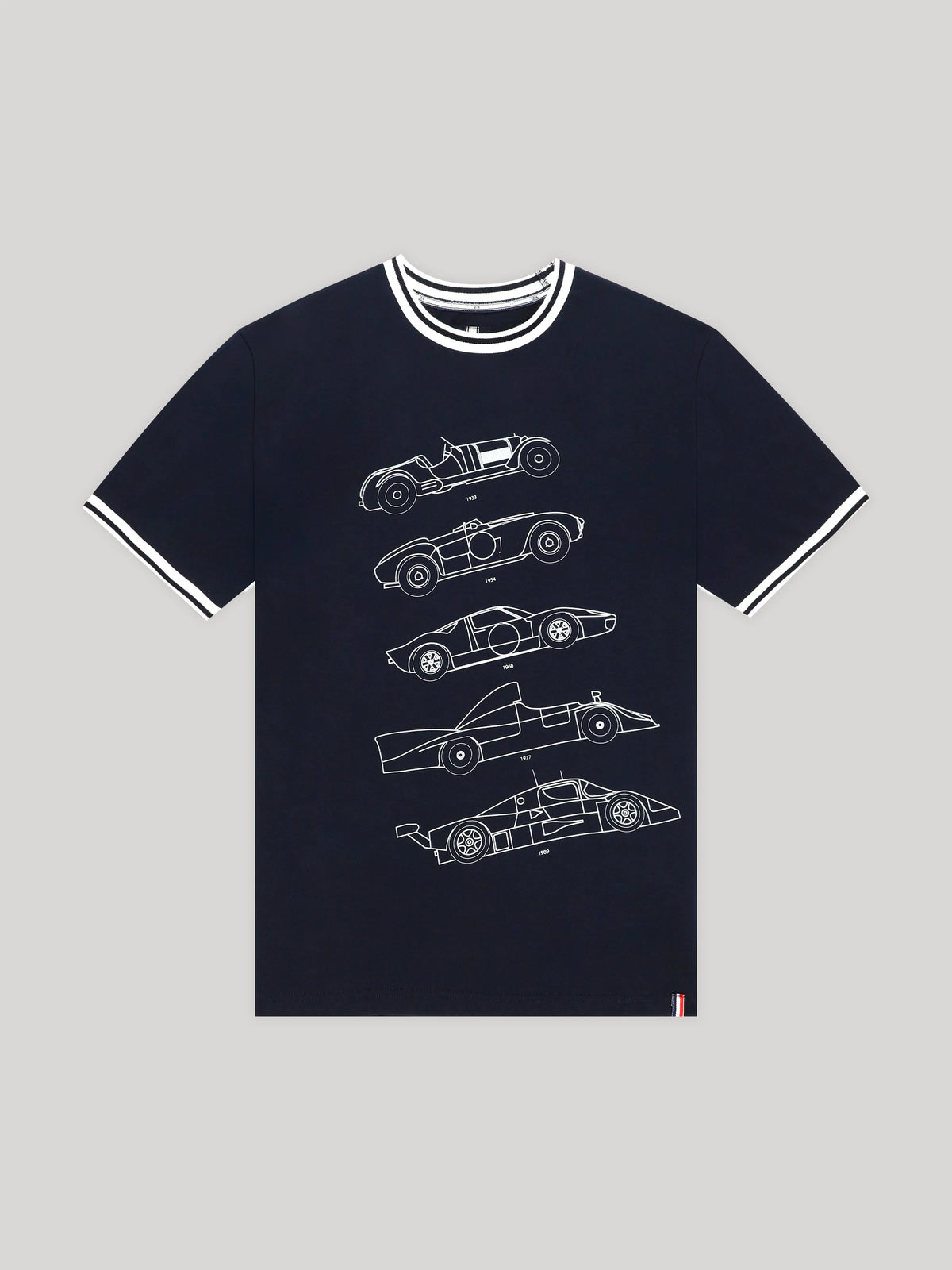 T-shirt col rond marine 24h Le Mans - IZAC