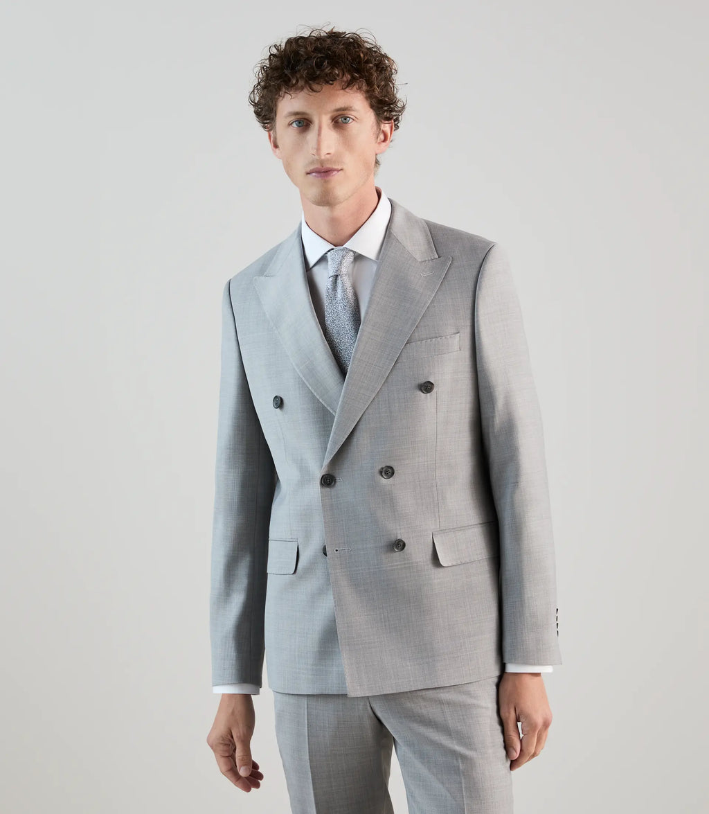 Costume croisé gris - IZAC