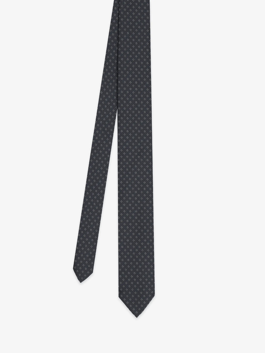 Cravate fantaisie anthracite - IZAC