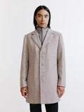 Manteau à parmenture amovible beige - IZAC