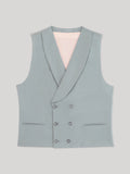 Gilet ville en laine majoritaire vert clair - IZAC