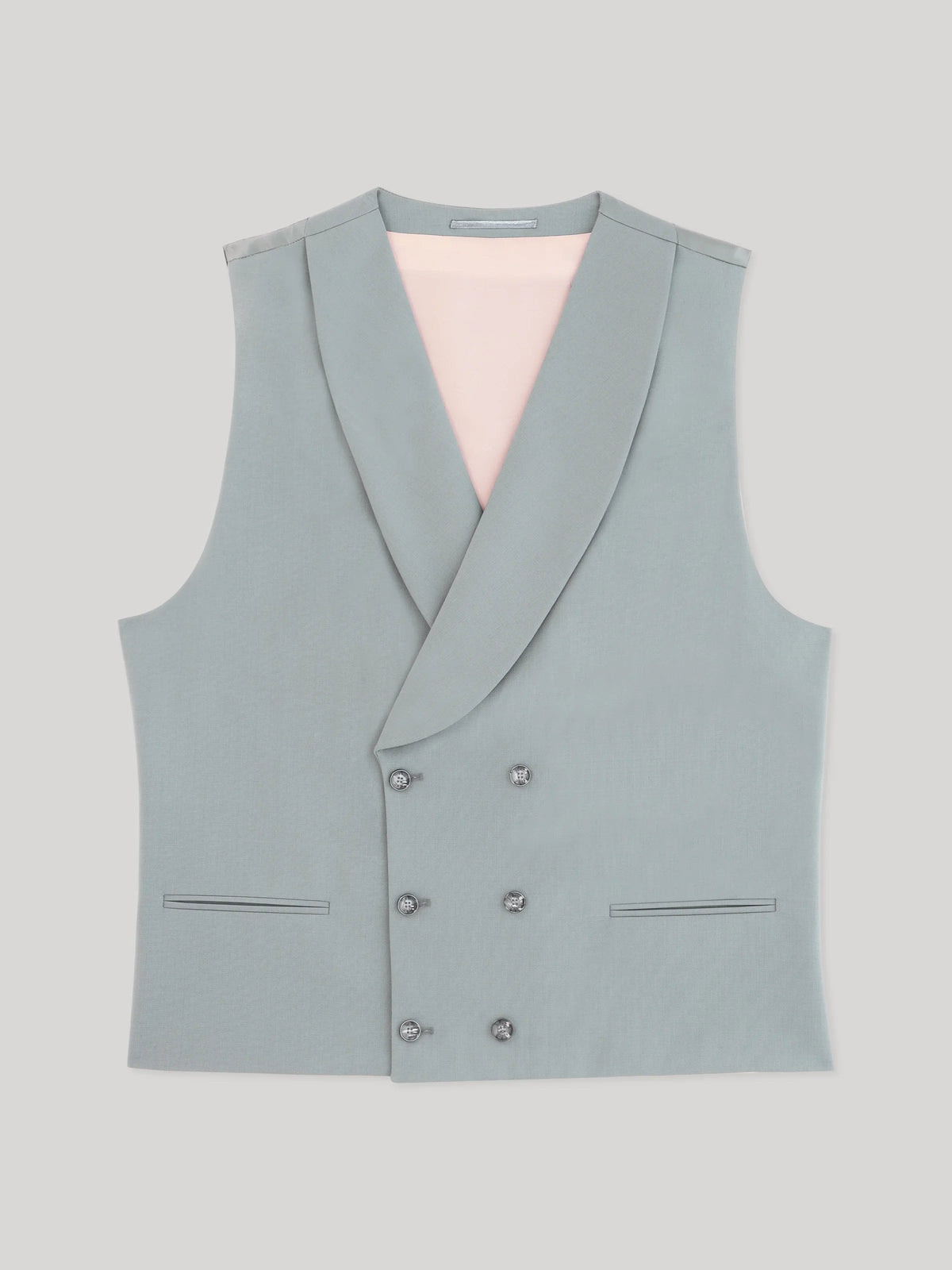 Gilet ville en laine majoritaire vert clair - IZAC