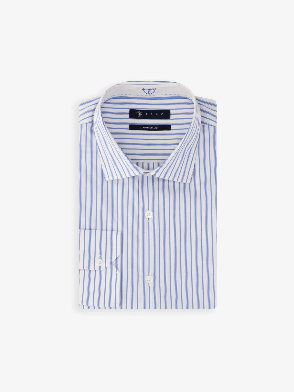 Chemise à rayures ciel - IZAC