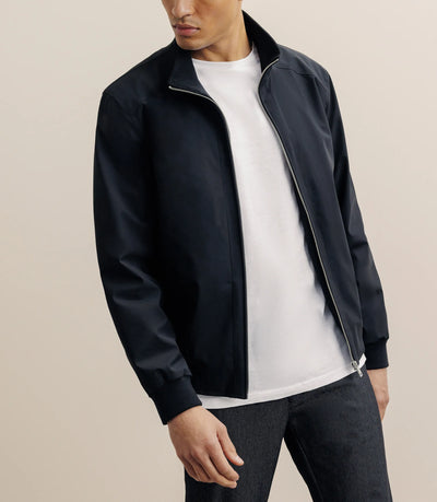 Blouson col montant noir - IZAC