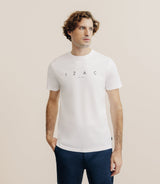 T-shirt imprimé blanc - IZAC