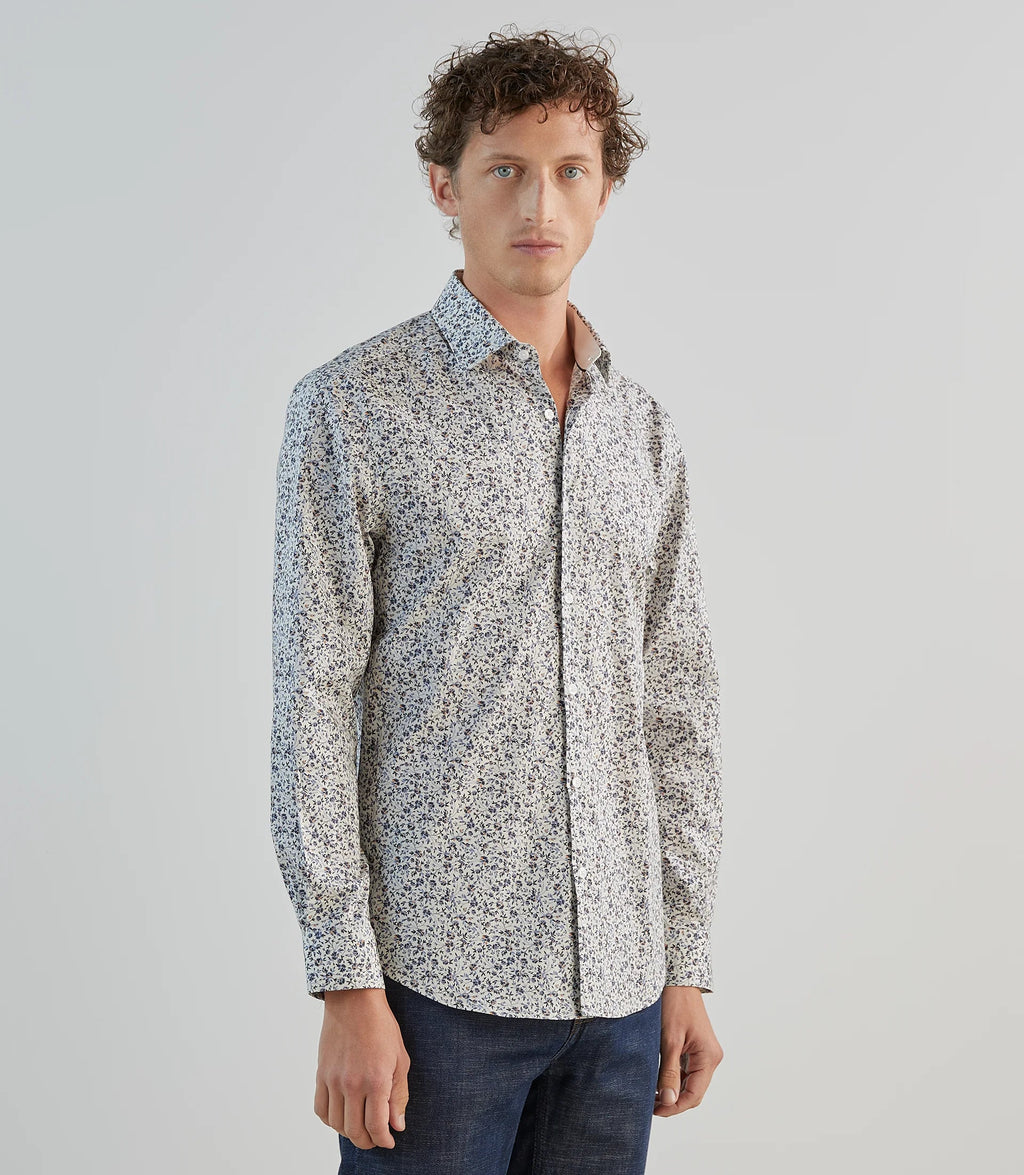 Chemise fantaisie beige - IZAC
