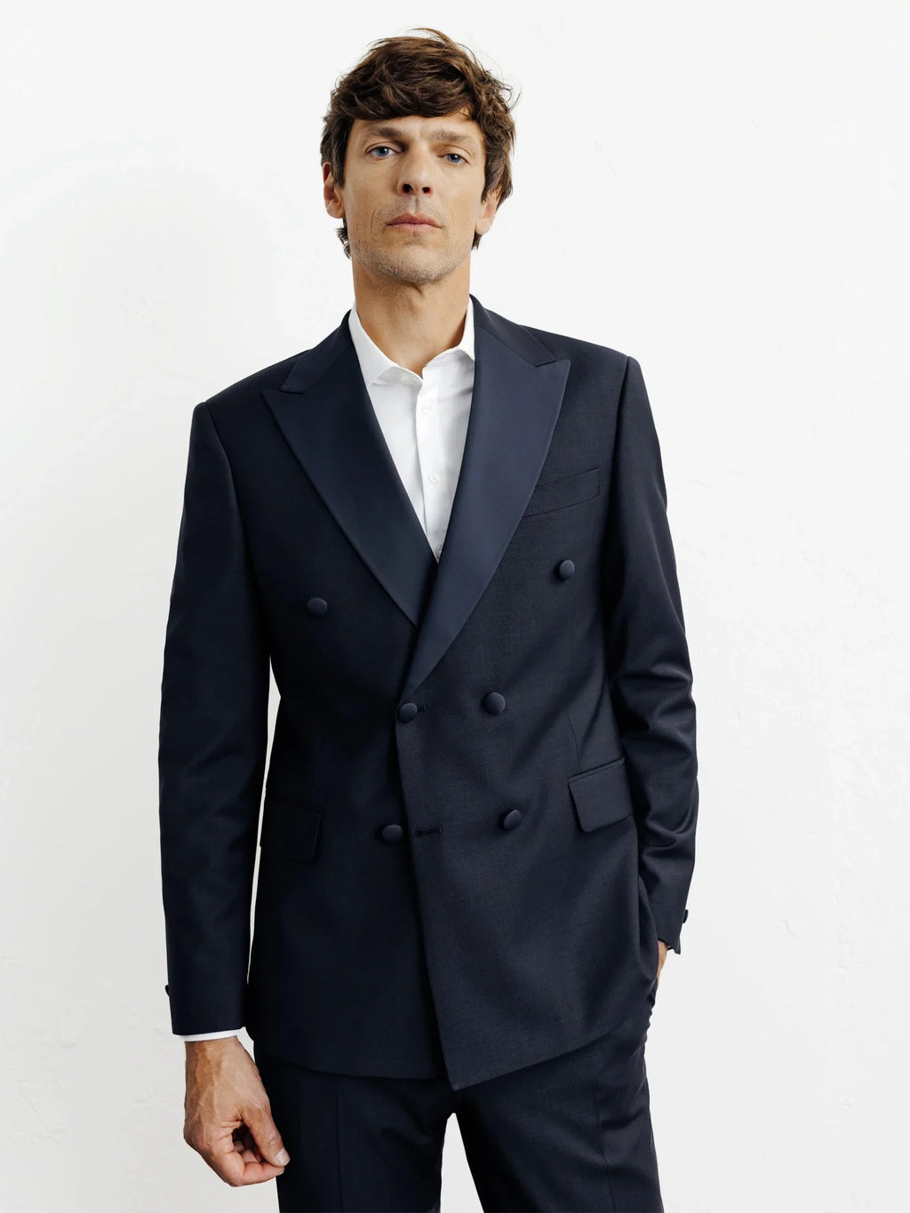 Costume croisé marine - IZAC