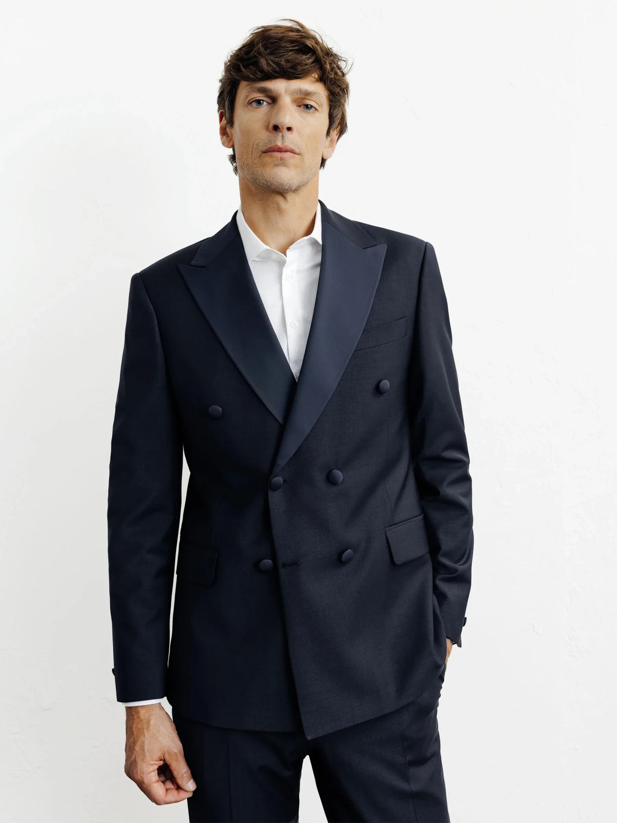 Costume croisé marine - IZAC