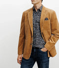 Veste en velours côtelé camel - IZAC