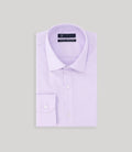 Chemise non iron mauve - IZAC