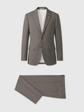Costume 2 boutons taupe - IZAC