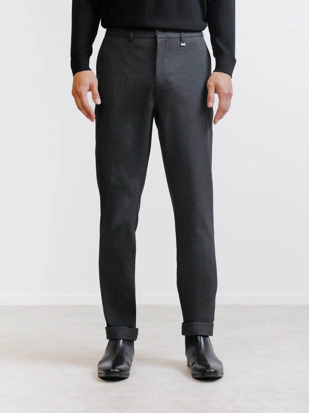 Pantalon casual noir - IZAC