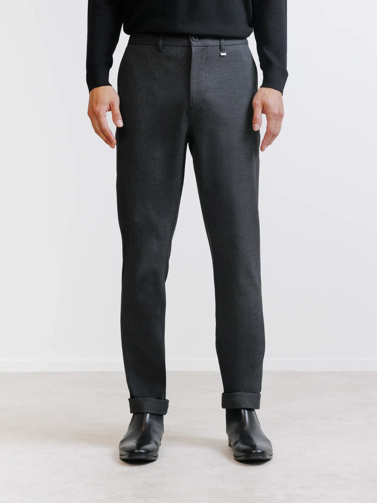 Pantalon casual noir - IZAC