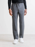 Pantalon à taille élastiquée anthracite - IZAC