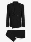 Costume croisé noir - IZAC