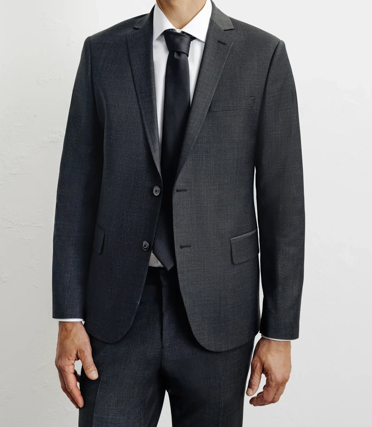 Costume 2 boutons gris foncé - IZAC