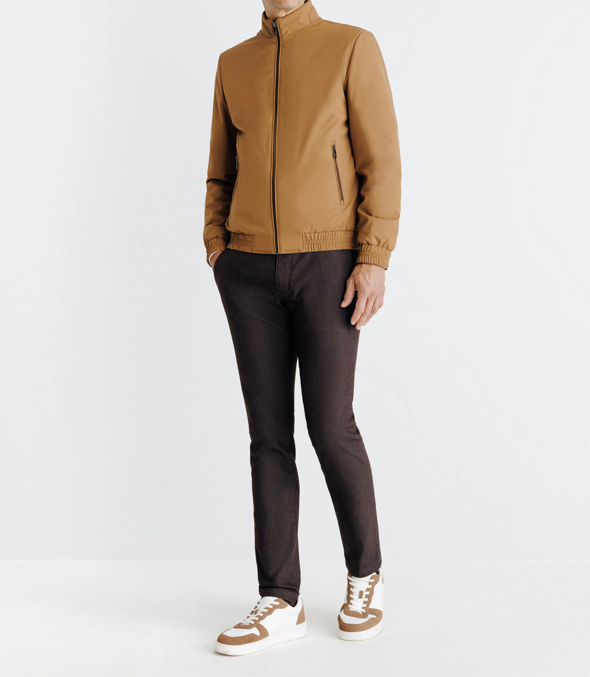 Blouson léger déperlant camel
